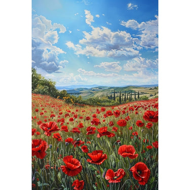 Peinture Toile Coquelicot